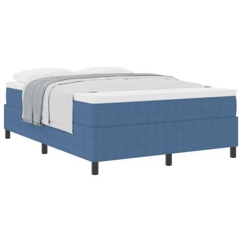 Krevet sa box springom s madracem plavi 140x200 cm kordura Cijena