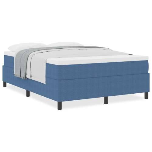 Krevet sa box springom s madracem plavi 140x200 cm kordura Cijena