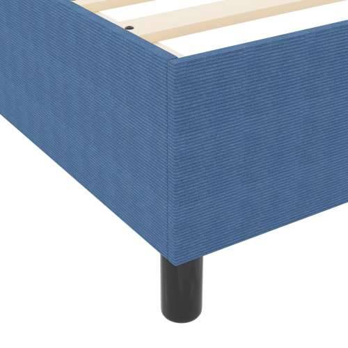 Krevet sa box springom s madracem plavi 140x200 cm kordura Cijena