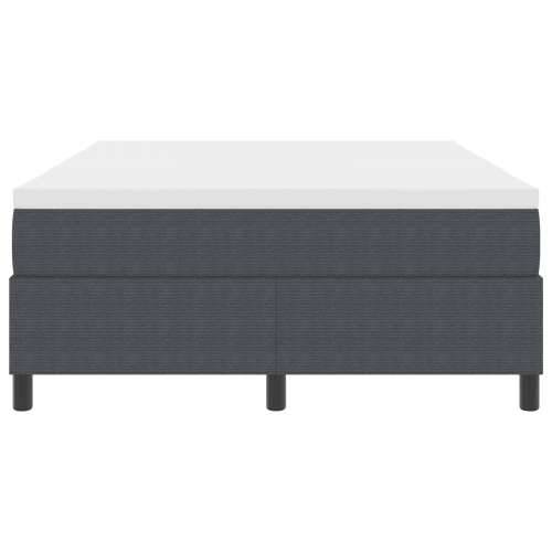 Krevet s oprugama s madracem Tamno sivo 160x200 cm Kadifasti materijal Cijena