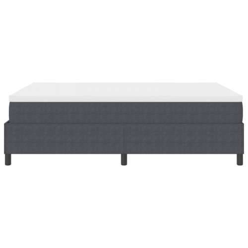 Krevet s oprugama s madracem Tamno sivo 160x200 cm Kadifasti materijal Cijena