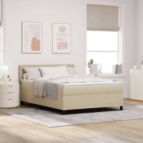 Box Spring Krevet s Madracem Svijetlo Zeleni Sivi 140x200 cm Kordura tkanina Cijena