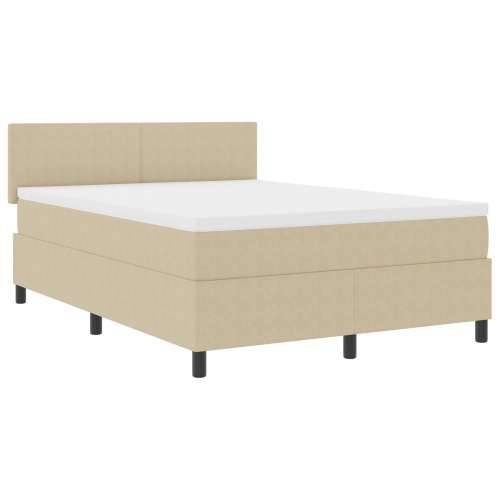 Box Spring Krevet s Madracem Svijetlo Zeleni Sivi 140x200 cm Kordura tkanina Cijena