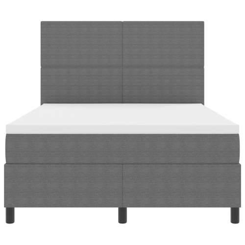 Box Spring Krevet s Madracem Lagano Sivi 140x200 cm Tkanina od kovaljura Cijena