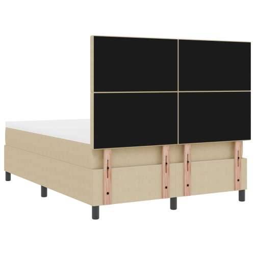 Krevet s Box Springom s madracem svijetlo zeleni sivi 140x200 cm tkanina od kordura Cijena