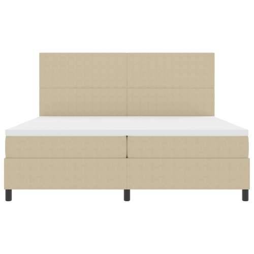 Krevet s kutijom s madracem svijetlozeleno sivo 200x200 cm Korduroy tkanina Cijena