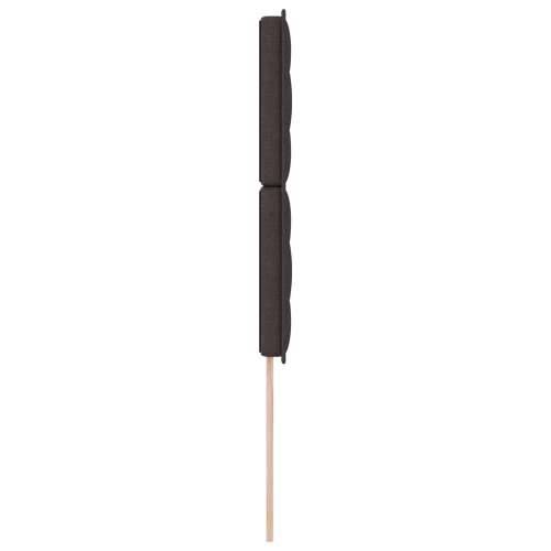 Naslon za glavu s linijskim dizajnom tamno smeđi 90 cm tkanina Cijena