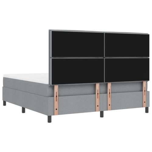 Krevet s podnicom s madracem i klupom svijetlosiva 180x200 cm tkanina Cijena