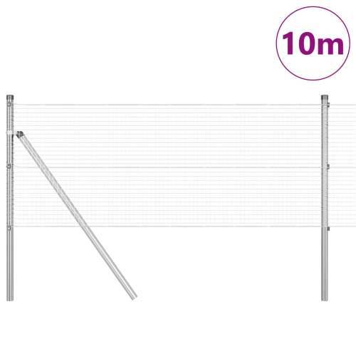 Set Ogradnih Stupova Set od 2 Pocinčana čelik 10 x 0.5 m Cijena