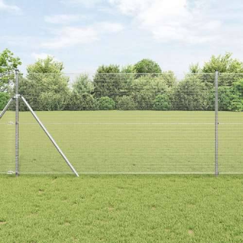 zavarena žičana ograda s 7 postova 1.4x10 m pocinčana čelika Cijena