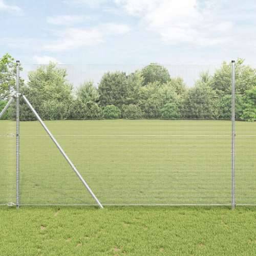 zavarena žičana ograda s 7 stupova 1.6x10 m galvanizirani čelik Cijena