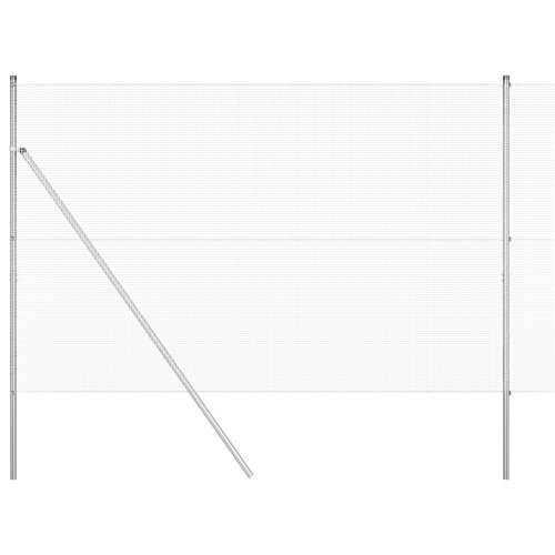 zavarena žičana ograda s 7 stupova 1.6x10 m galvanizirani čelik Cijena