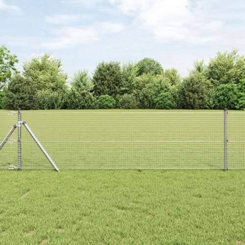 zavarena žičana ograda s 13 stupova 0.4x25 m pocinčanog čelika Cijena