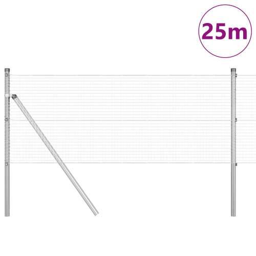 zavarena žičana ograda s 13 stupova 0.4x25 m pocinčanog čelika Cijena