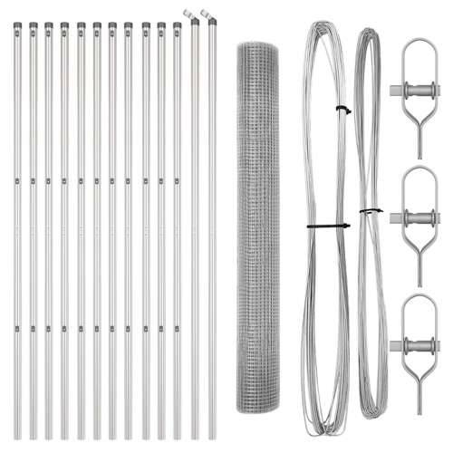 set postova za ogradu 25 m Set od 2 Galvanizirani čelik Cijena