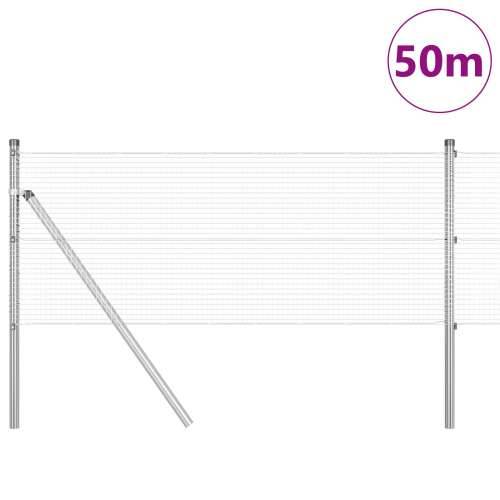 Zavarena Ograda s 13 Stubova 0.4x50 m Pocinčana Čelika Cijena