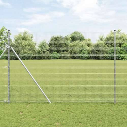 zavarena žičana ograda s 13 stupova 1.5x50 m pocinčanog čelika Cijena