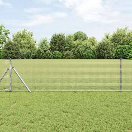 zavarena žičana ograda s 13 stupova 0.4x100 m Pocinčani čelik Cijena