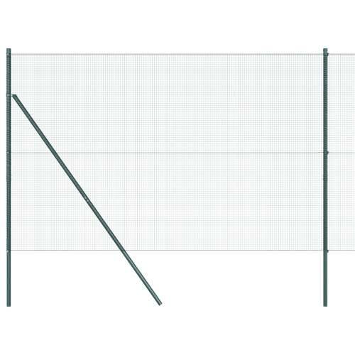 Zavarena žičana ograda s 13 stubova Zelena 1.5x50 m Čelik Cijena