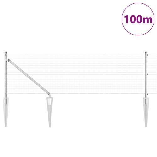 zavarena žičana ograda s 13 šiljaka 0.8x100 m galvanizirani čelik Cijena