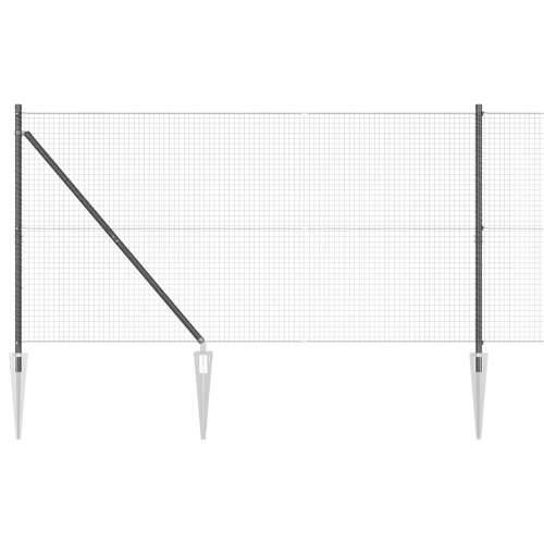 zavarena žičana ograda s 13 šiljaka Siva 1.4x50 m Čelična Cijena