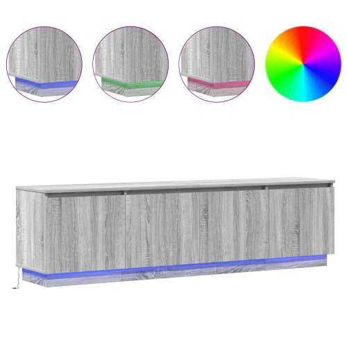 TV ormar s LED plavi Sonoma 180x38x49 cm konstruirano drvo Cijena