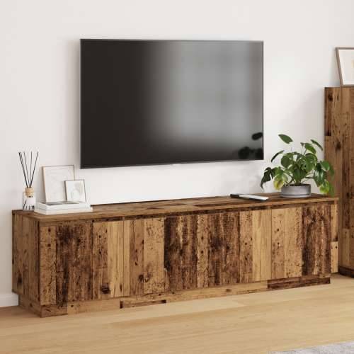 TV Kancelarija s LED Starim Drvom 180x38x49 cm Konstruirano drvo Cijena