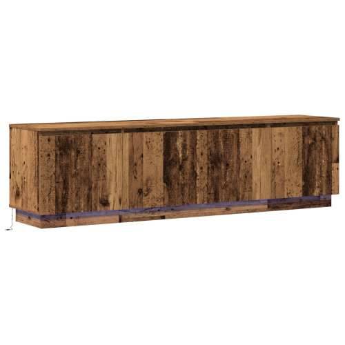 TV Kancelarija s LED Starim Drvom 180x38x49 cm Konstruirano drvo Cijena