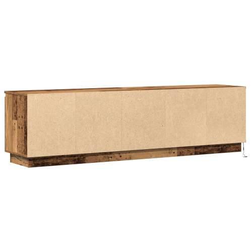 TV Kancelarija s LED Starim Drvom 180x38x49 cm Konstruirano drvo Cijena