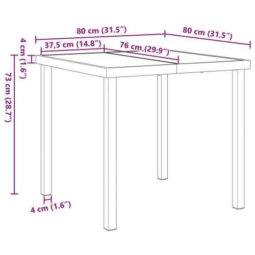 set od 5 komada vrtnih stolova crni PVC ratan Cijena