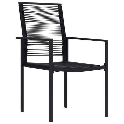 Vrtna garnitura - 7-dijelni vrtni blagovaonski set Crni PVC ratan Cijena