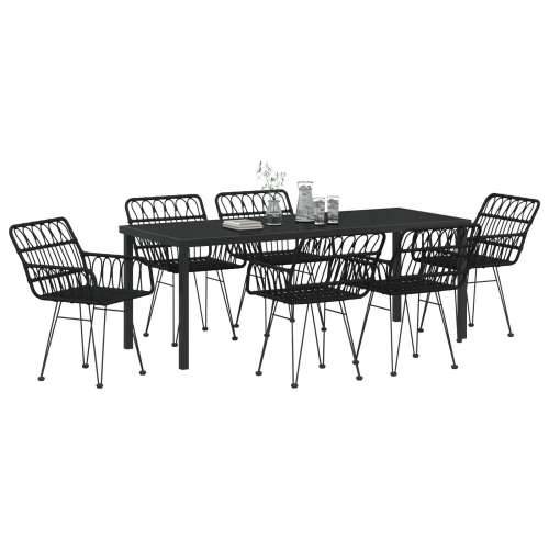 set vrtnih stolova crni poli ratan Cijena