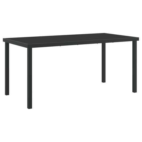 Set od 5 komada vrtne blagovaonice Crni poli rattan Cijena
