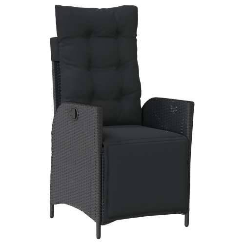 Set od 5 komada vrtne blagovaonice Crni poli rattan Cijena