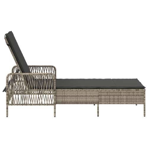 ležaljka na suncu Svijetlosiva PE ratan 157 x 55 x 92 cm Sklopiva Cijena