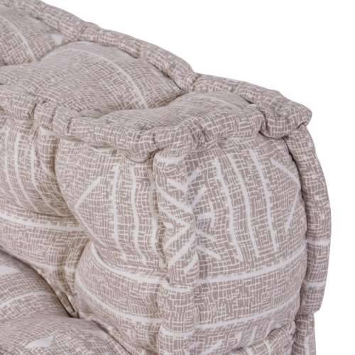 Modularni Pouf Svijetlosmeđi 70x70x54 Tkanina Cijena