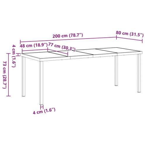 Set od 4 Crna PE ratan 56.5x57x83 cm Izdržljivo Vrtna stolica Cijena