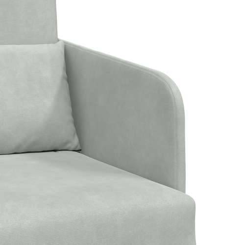 podna sofa krevet 2-u-1 svjetlosiva 65x80x83 cm baršun Cijena