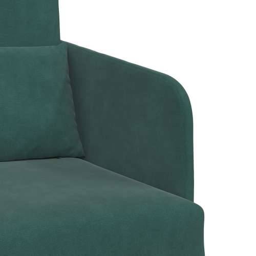 Podna Sofa Krevet 2-u-1 Tamno Zelena 65x80x83 cm Baršunasta Cijena