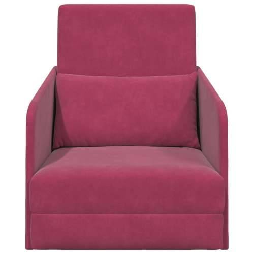 Floor Sofa Bed 2-u-1 Bordo 65x80x83 cm Baršun Cijena