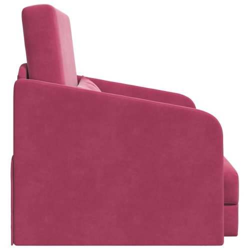 Floor Sofa Bed 2-u-1 Bordo 65x80x83 cm Baršun Cijena