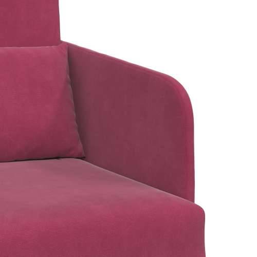 Floor Sofa Bed 2-u-1 Bordo 65x80x83 cm Baršun Cijena