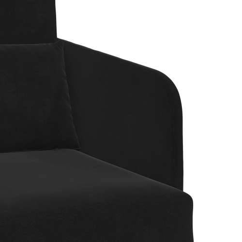 sofa krevet 2-u-1 Crna 65x80x83 cm Velur Cijena
