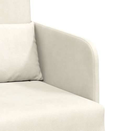 podna sofa krevet 2-u-1 krem 65x80x83 cm baršun Cijena