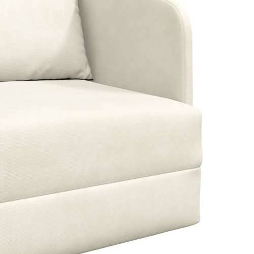 podna sofa krevet 2-u-1 krem 65x80x83 cm baršun Cijena