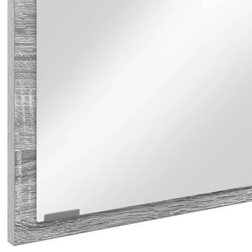 Ogledalo za kupaonicu s LED svjetlom Siva Sonoma 90x8,5x37 cm Cijena