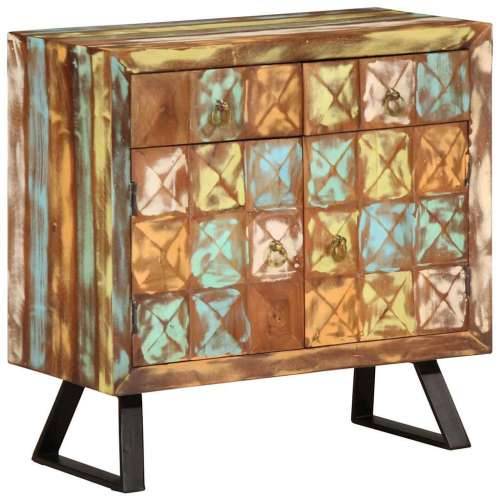 Ormarić s ladicama Višebojni 70x35x70 cm puno drvo, prerađeno - Šareni 1 Cijena