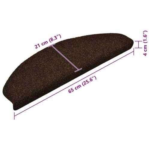 Ljepljivi tepisi za stepenice 20 kom smeđe 65x21x4 cm - Smeđa 65 x 21 x 4 cm 20 Cijena