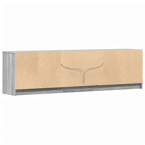 TV ormarić s LED svjetlima boja hrasta 180x34x50 cm drveni - Sivi hrast sonoma 1 180 cm Cijena