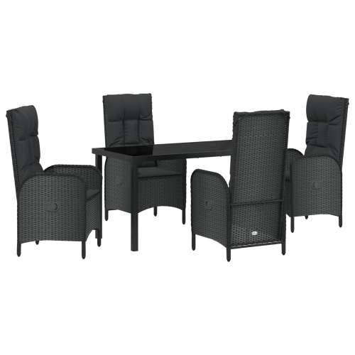 Set Vrtnih Stolica Crni Poli Ratan Cijena